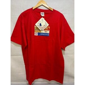 Philadelphia Phillies Majestic Men's Baseball Athletic Shirt Red Graphic Large